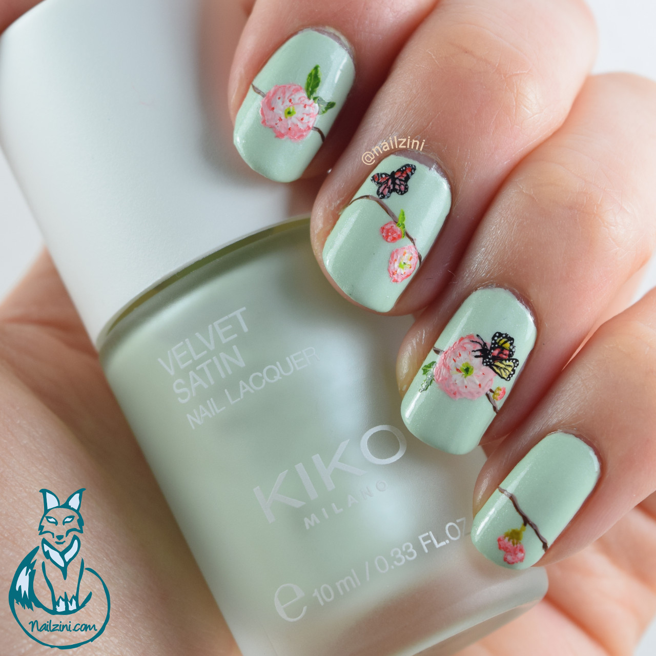 Spring Flower Nail Art Nailzini A Nail Art Blog