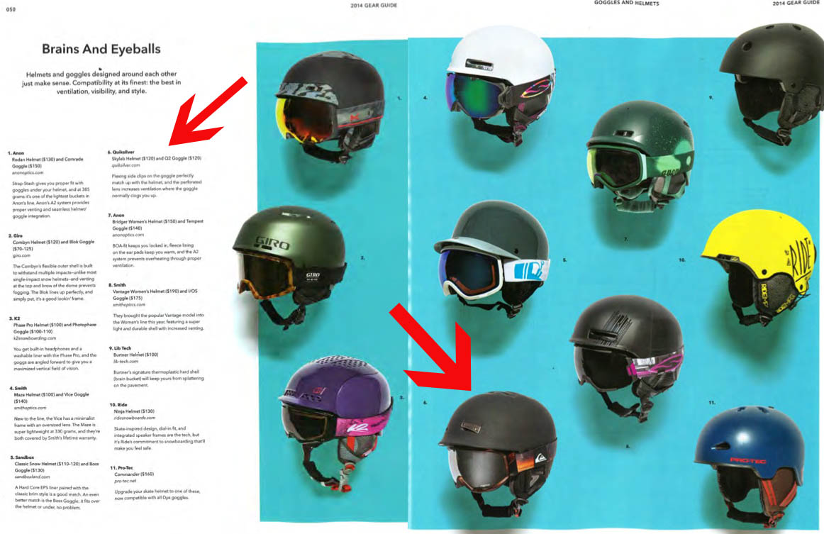 Quiksilver PR Quiksilver Snow gear in TransWorld Snowboarding's 2014