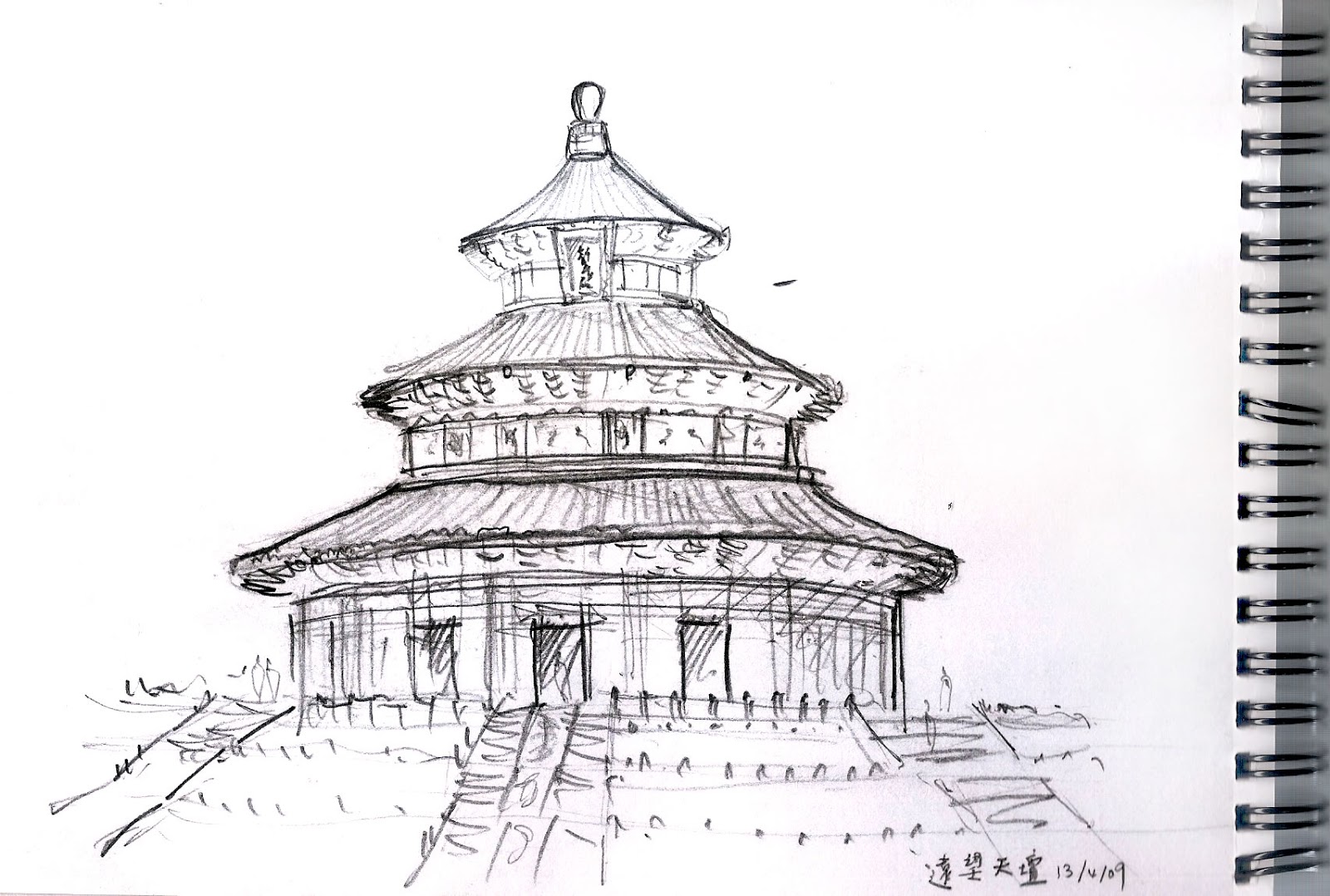 Храм неба в Пекине чертежи