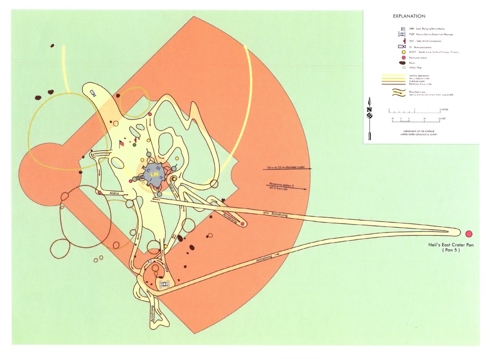 GIS Research And Map Collection Map Of The Apollo 11 Moon Landing gis-research-and-map-collection-map-of-the-apollo-11-moon-landing