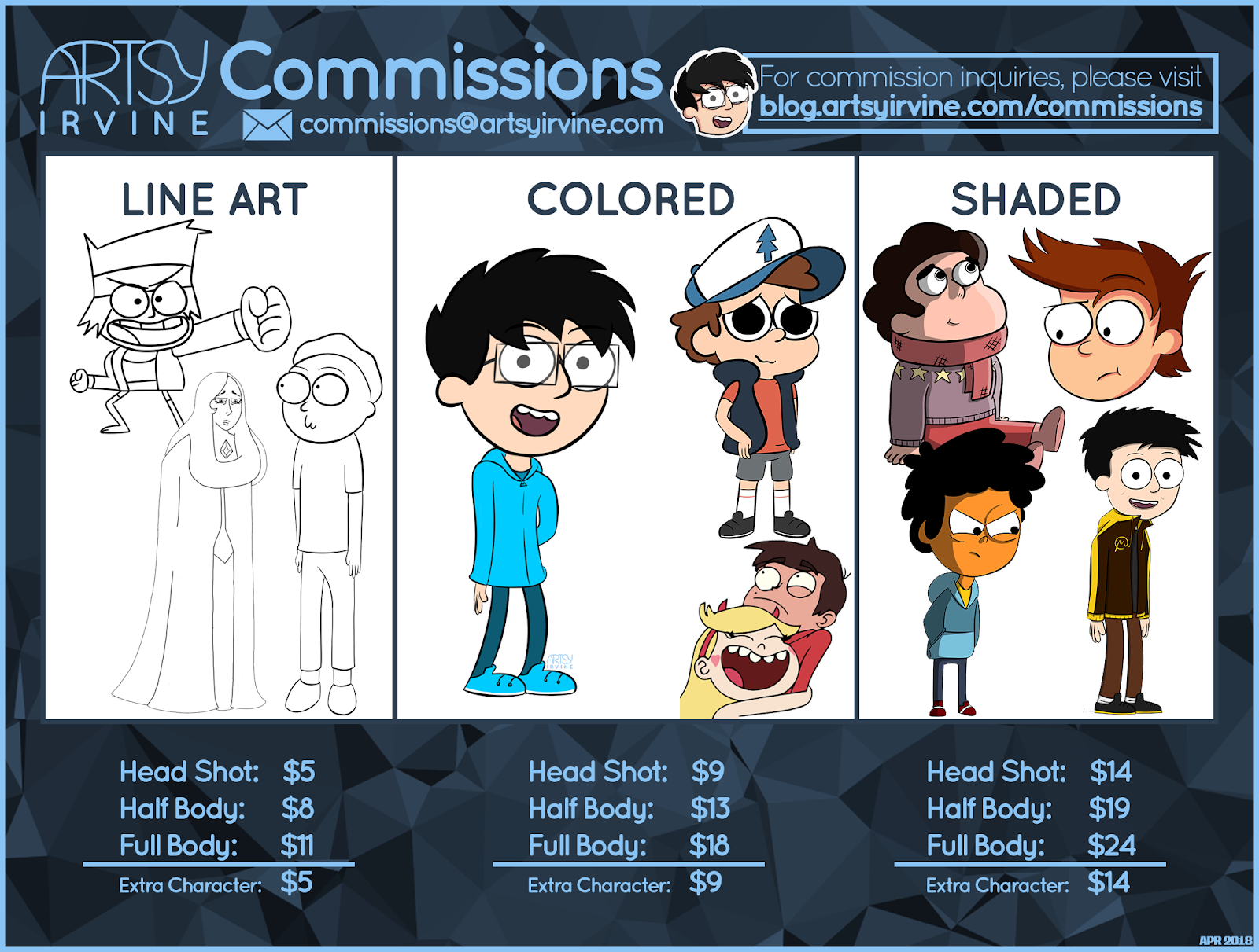 ARTSY IRVINE • Artwork Commissions