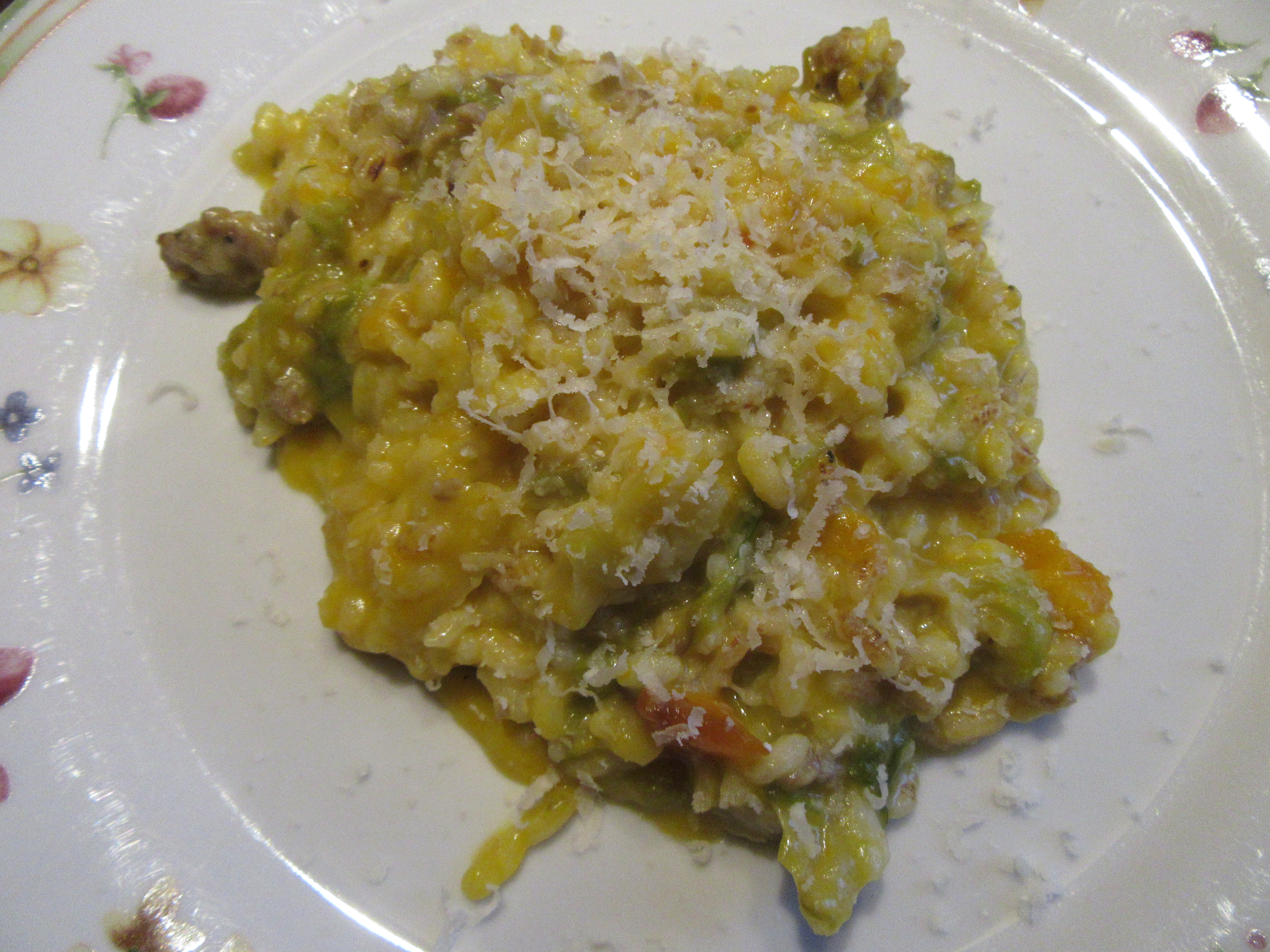 Risotto Salsiccia Zucca Radicchio