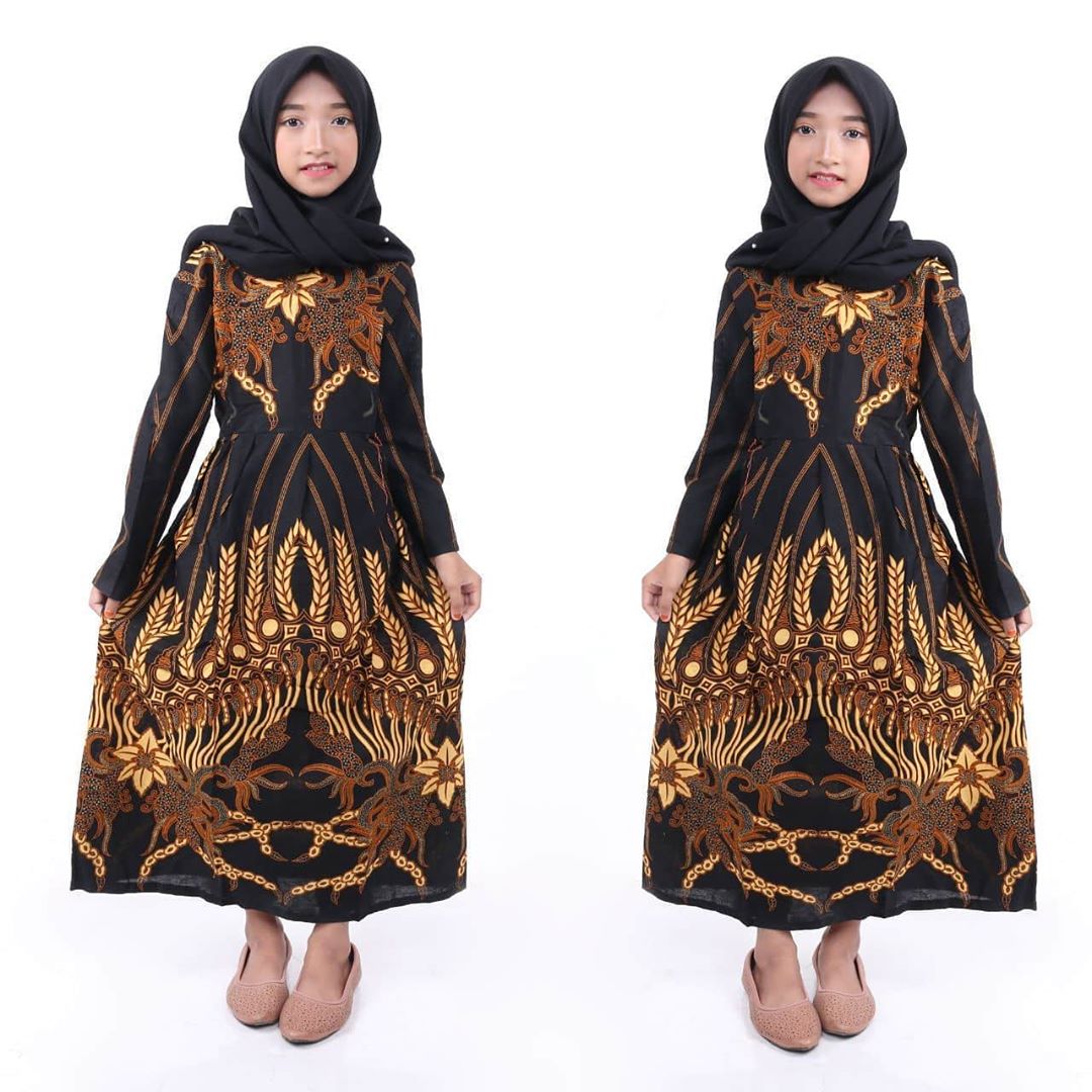 Model Gamis Kombinasi Anak