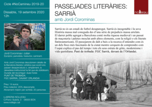 Paseo Sarrià, Sábado horas.