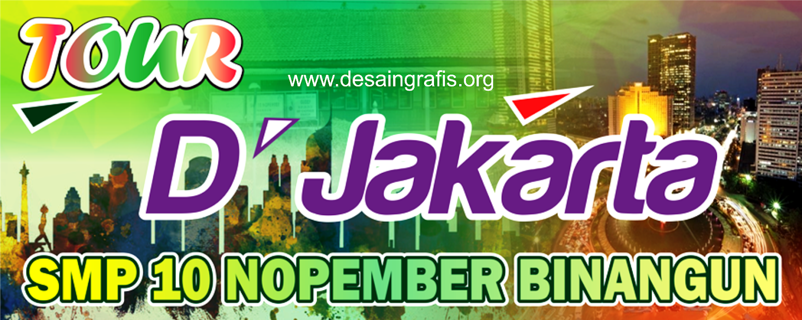 Desain Banner Study Tour cdr Kumpulan Desain Grafis