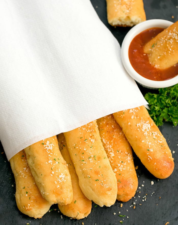 LOW CARB KETO GARLIC BREADSTICKS CRAVING RECIPE
