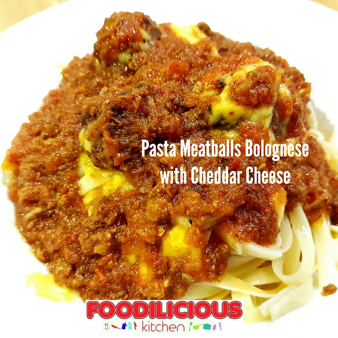 FOODILICIOUS KITCHEN SHAH ALAM PASTA MEATBALLS BOLOGNESE WITH MELTED