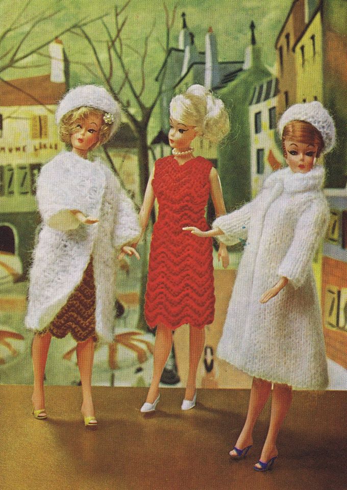 The Vintage Toy Chest Doll Clothes Knitted and Crocheted