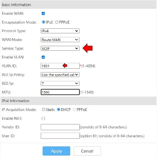 bsnl broadband voip configuration