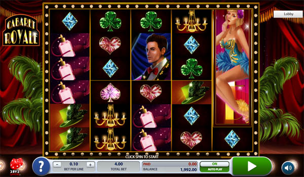 Slot Demo 2by2 Gaming Cabaret Royale