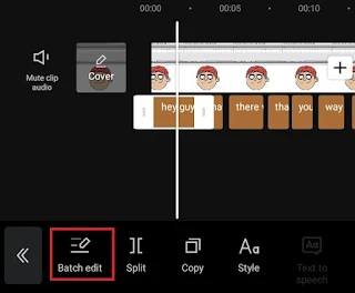 edit auto captions text edit auto captions text