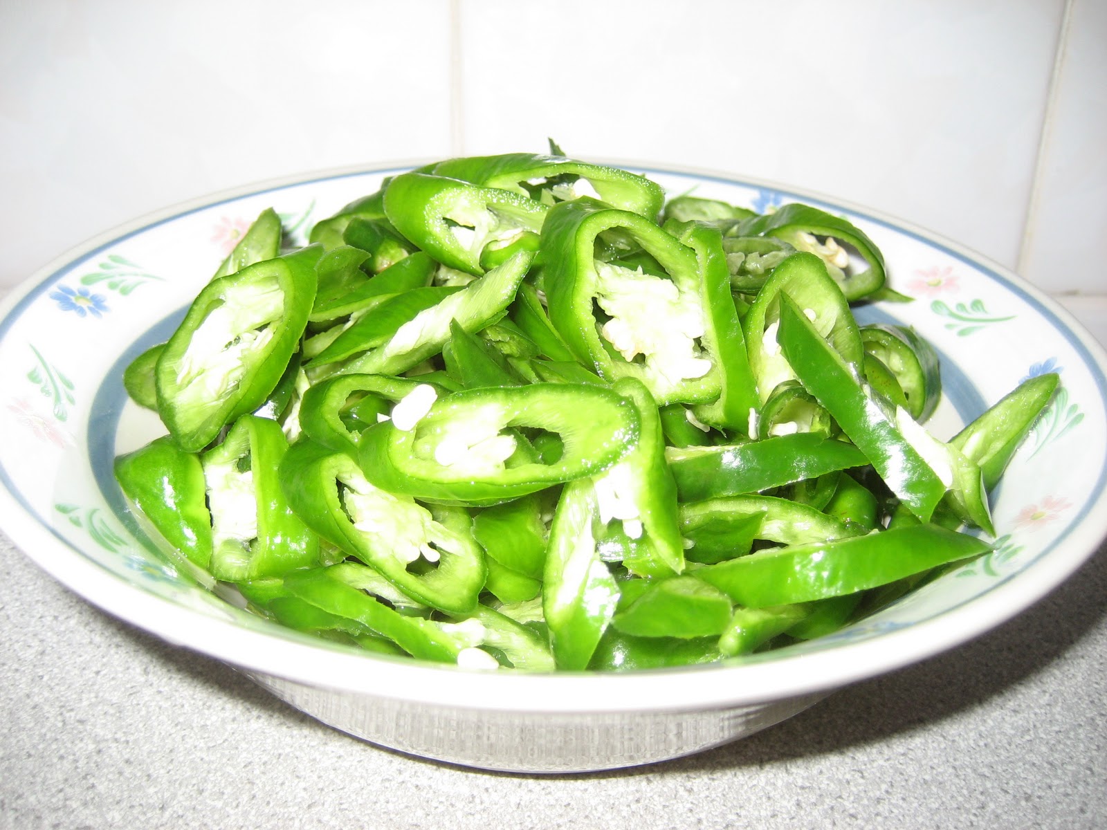 Cooking Pleasure Pickled Green Chillies