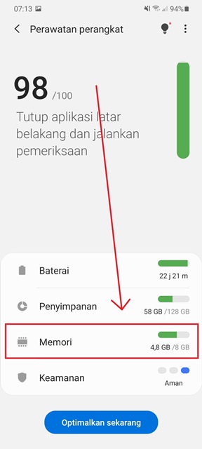 √ 7 Cara Cek RAM HP Samsung Berapa Kapasitas Dan Sisa - musdeoranje.net