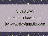 Giveaway makcik bawang by www.nieylanadia.com