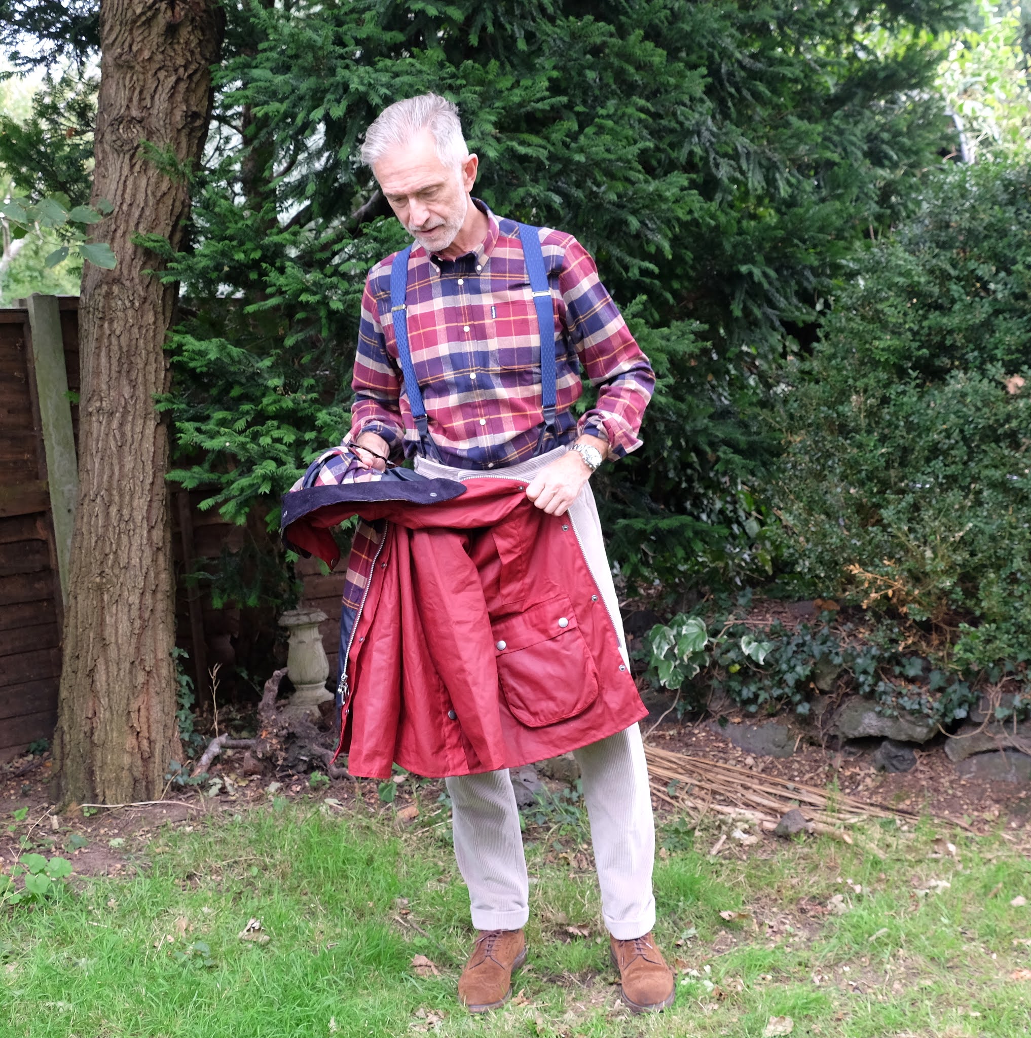 Barbour at Fenwicks Grey Fox