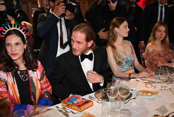 Beatrice Borromeo, Princess Alexandra of Hanover, Tatiana Santo Domingo and Andrea Casiraghi at the MC Fashion Week 2017 for Muzungu Sisters Store