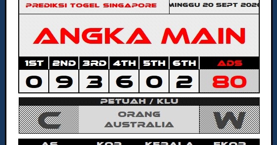 28 Angka jitu sgp pasti jp