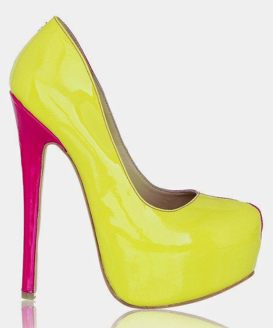 yellow low heeled shoes