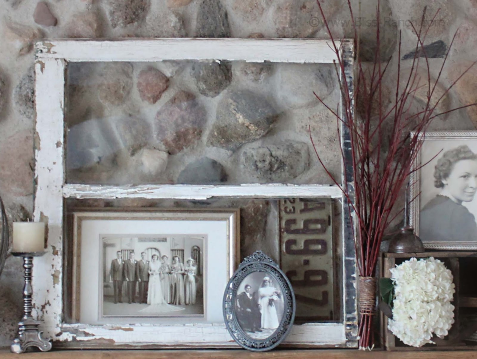 Spring Mantel, Bliss-Ranch.com Spring Mantel, Bliss-Ranch.com