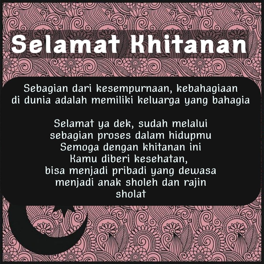 Ucapan Selamat Khitanan