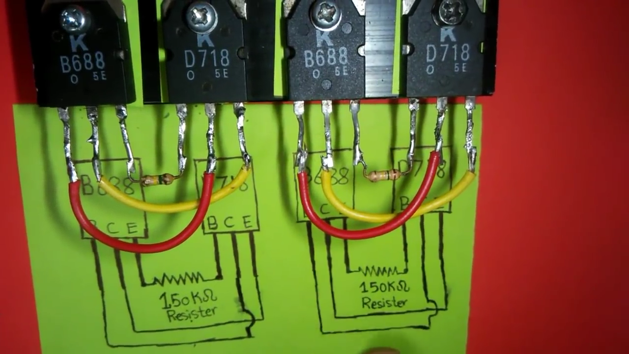 D718 B688 Amplifier Circuit Diagram