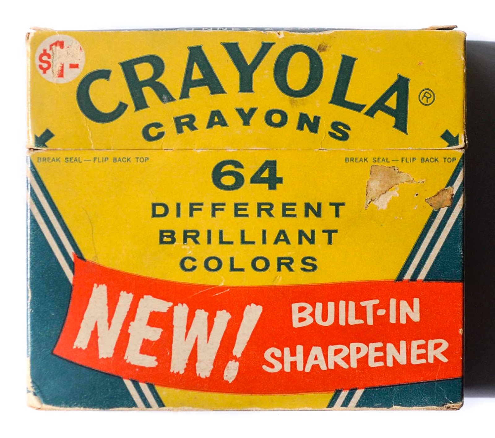 Original Boxes of 64 Crayola Crayons Jenny's Crayon Collection