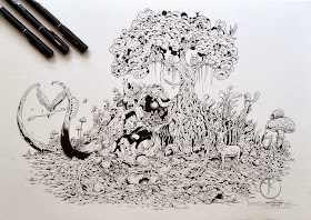 23-Mammoth-Paradise-Kerby-Rosanes-Detailed-Moleskine-Doodles-Illustrations-and-Drawings-www-designstack-co