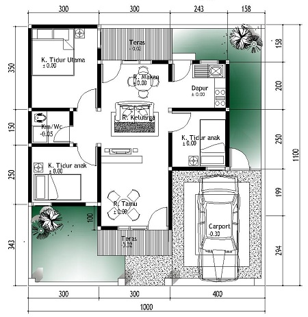 Simple House Designs 3 Bedrooms