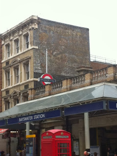 Ghost sign for Safety Razors and Blades, Bayswater, London