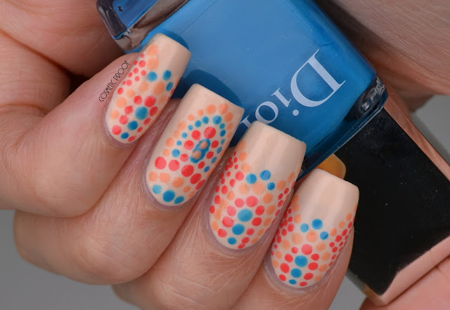 9. Red and Yellow Polka Dot Nail Art Design - wide 5