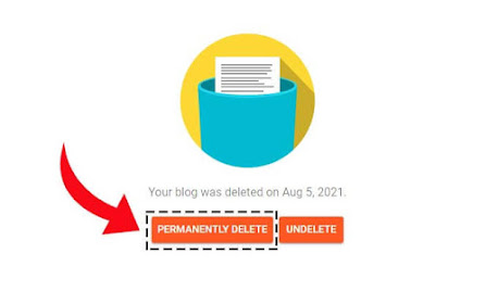 Delete your blog of blogger permanently - khalid guru