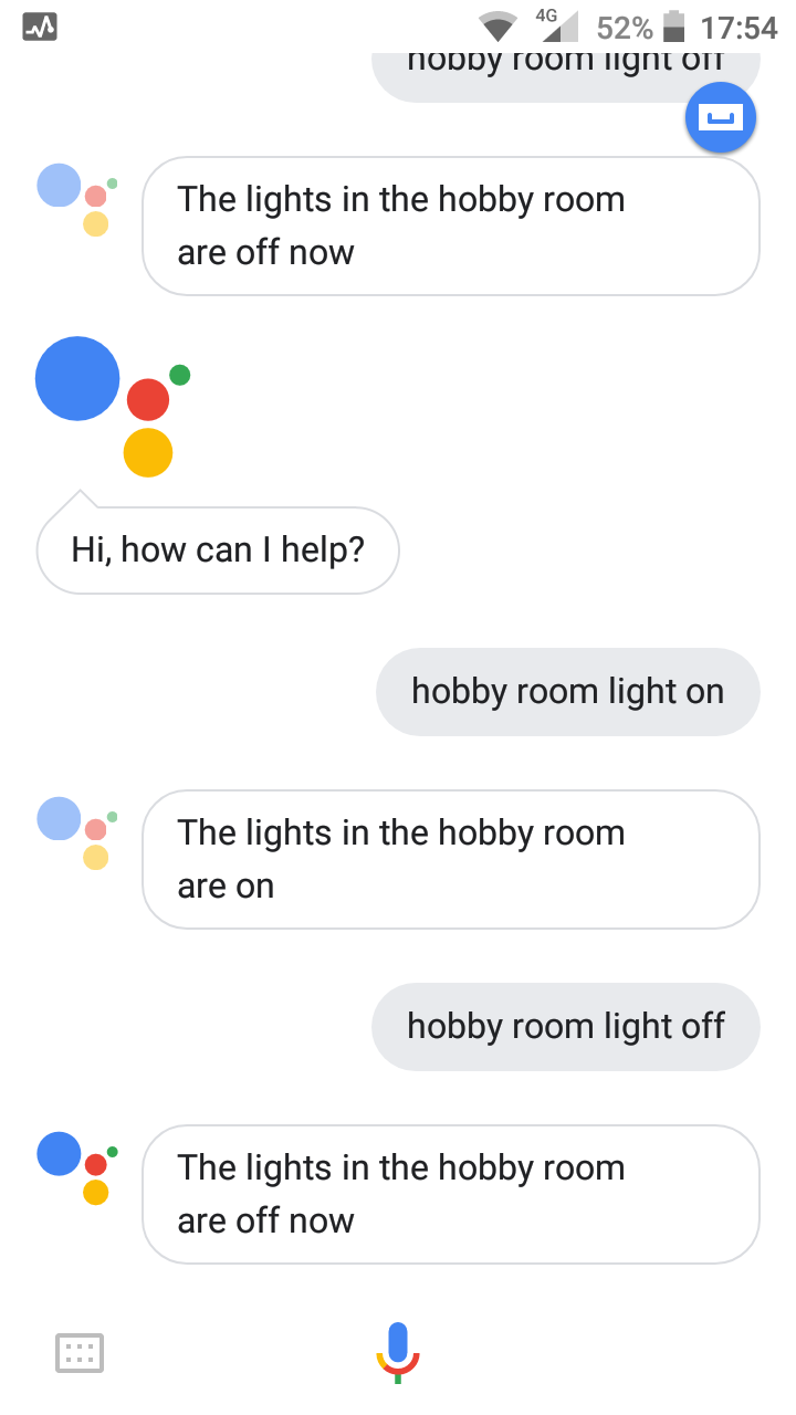 ok google lights off