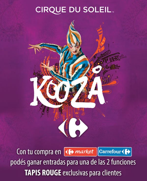 y Promos en Argentina: Ganá entradas para Cirque Du Soleil con Carrefour