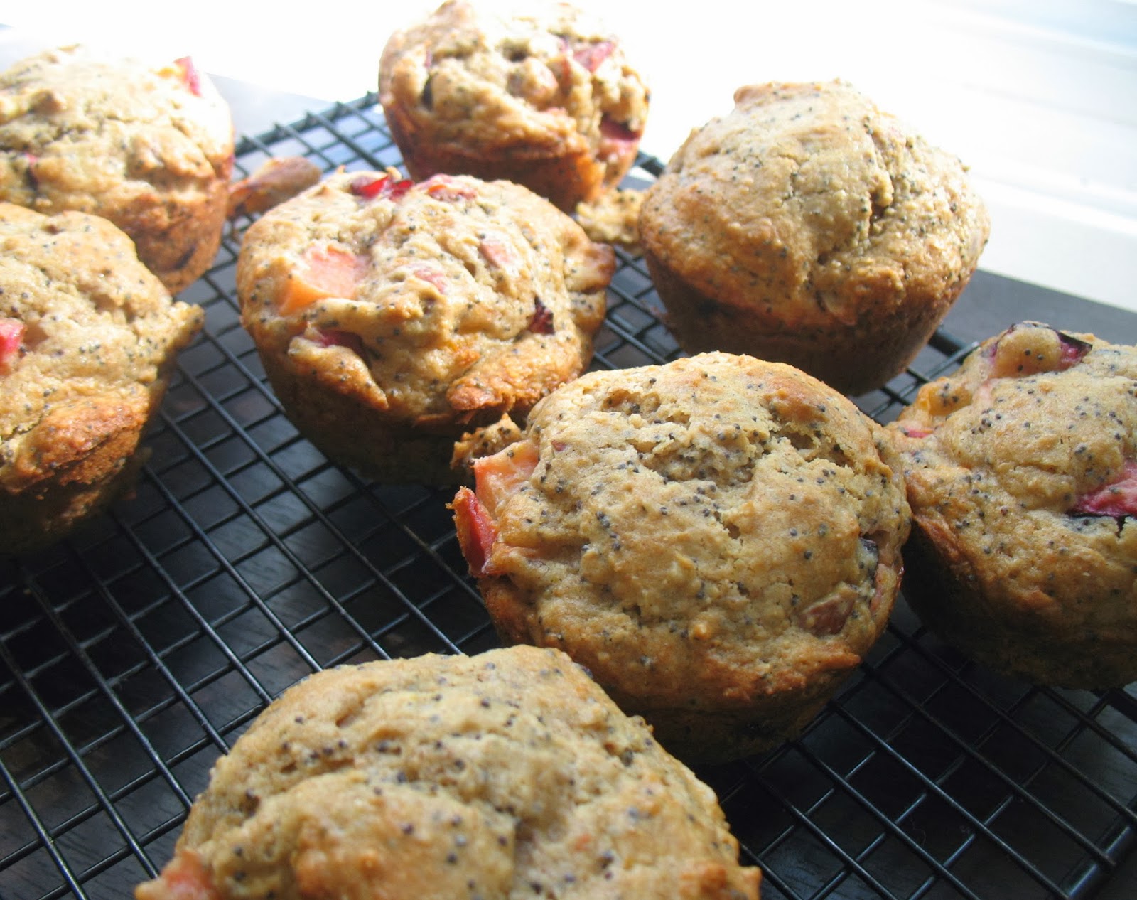 The Messy Apron Plum Poppy Seed Almond Muffins