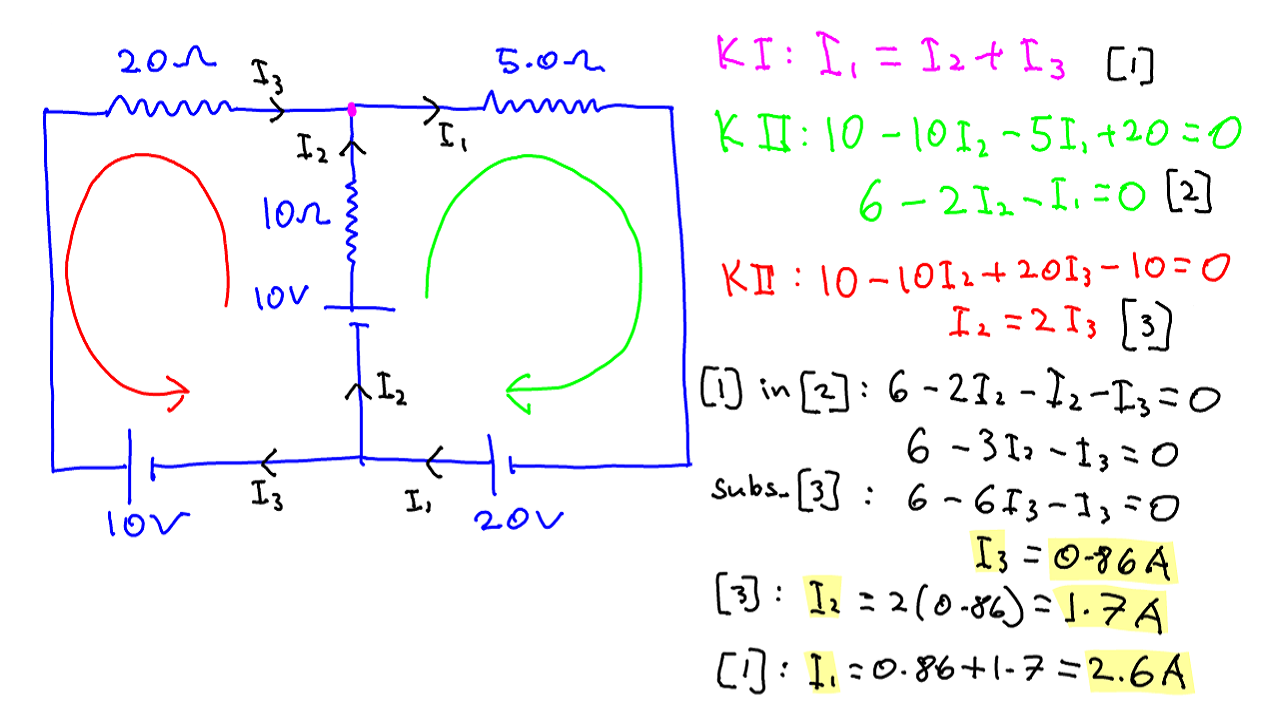 Learn .. How to Find Current in a Circuit using Kirchhoff's Laws