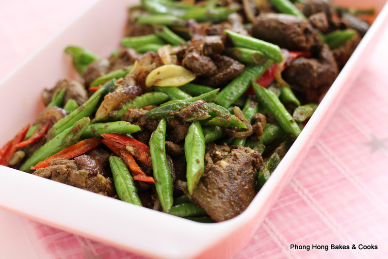 PH the Malaysian Carnivore Chicken Liver with Long Beans