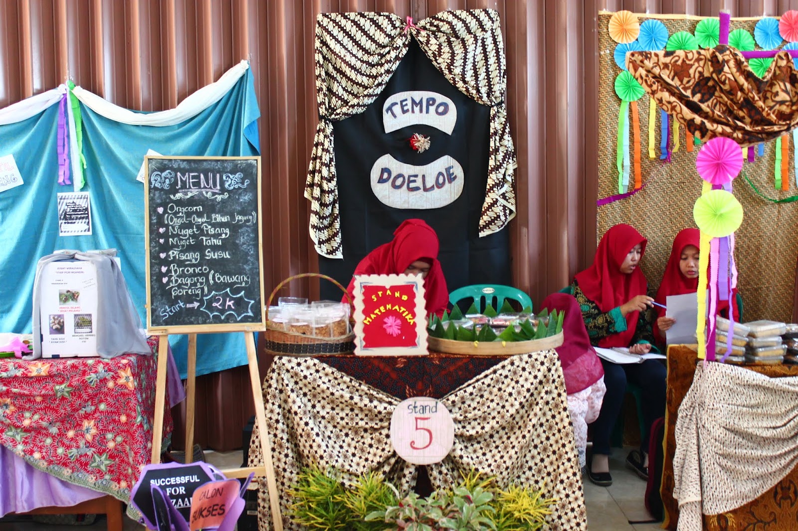 Paling Inspiratif Hiasan Untuk Bazar  Di Sekolah Litry 
