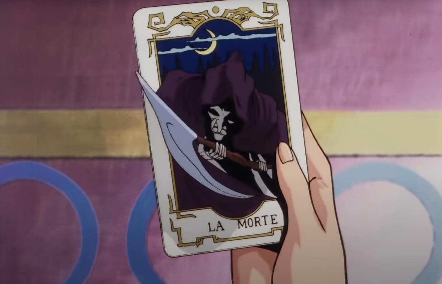 escaflowne hitomi kanzaki death la morte tarot card