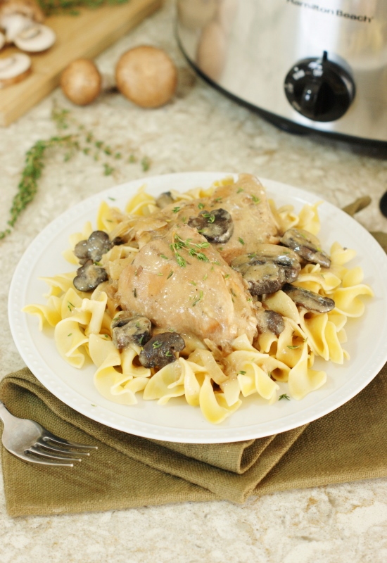 Slow Cooker Chicken Stroganoff The Kitchen is My Playground