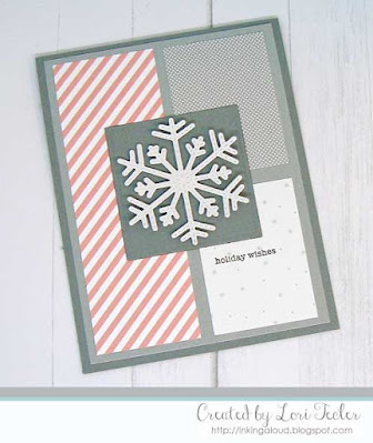 Holiday Wishes card-designed by Lori Tecler/Inking Aloud