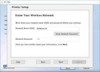 How to Wireless Setup Epson EcoTank ET-2760 Using the Control Panel