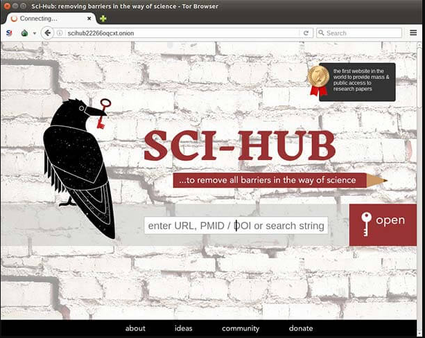 موقع البحث العلمي على الديب ويب 