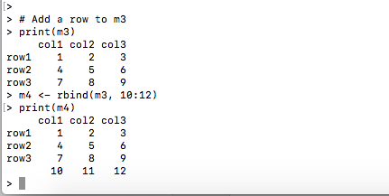 Adding a row or a column to an existing Matrix in R - OindrilaSen