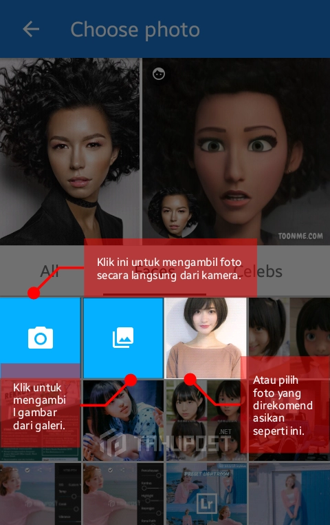 写真を編集する方法だから漫画の3DToonMe