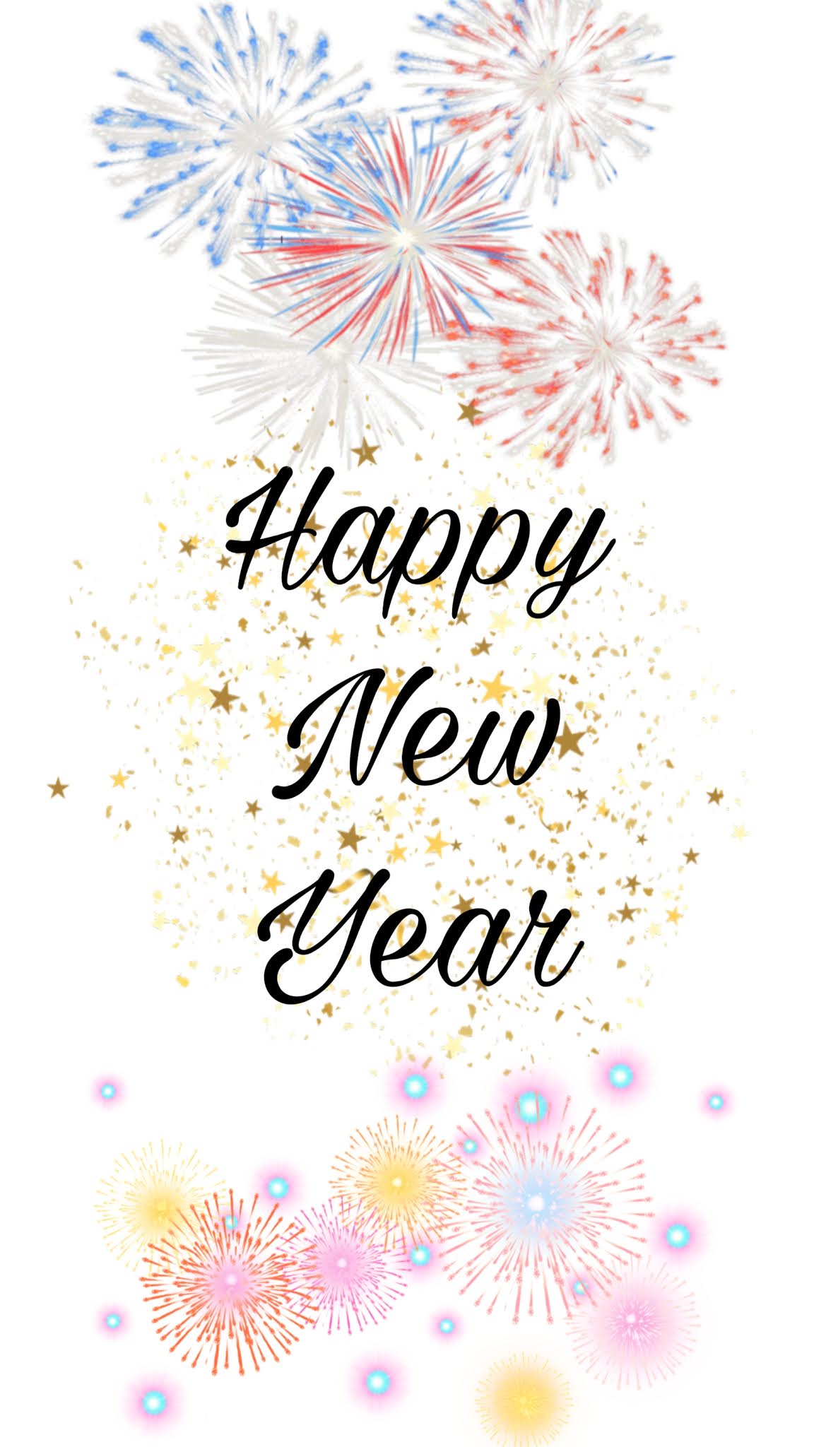 Happy New Year mobile wallpaper 2021