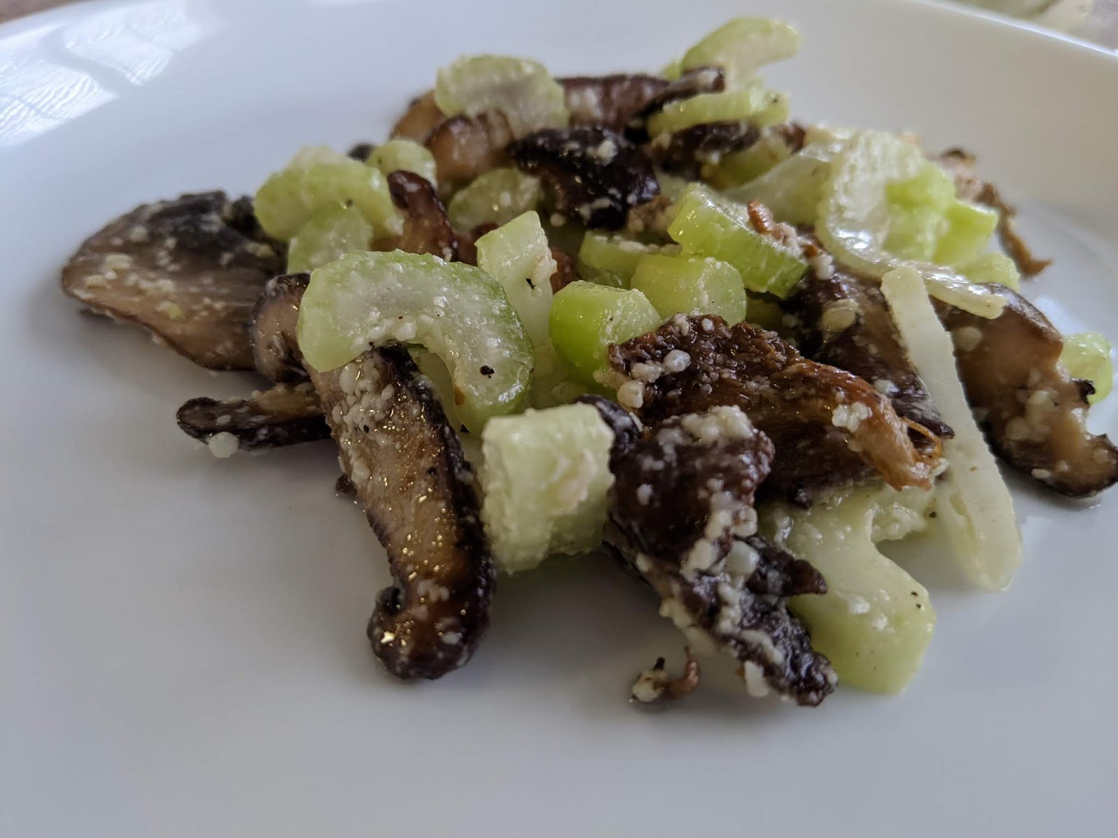 FoodieExtravaganzaParty Italian Celery and Mushroom Salad