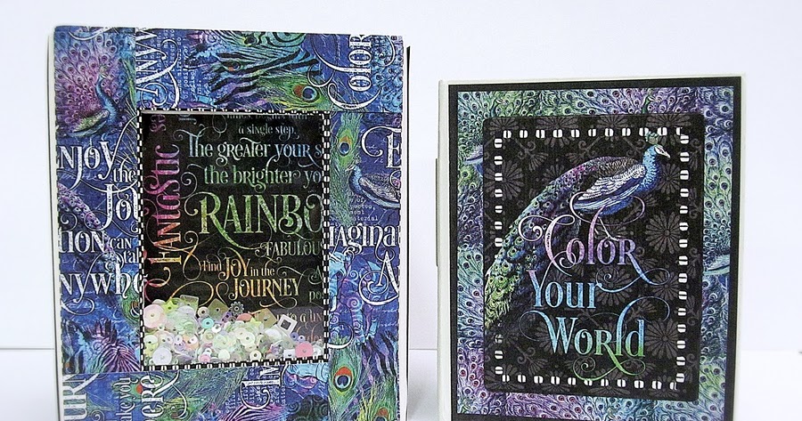 Graphic 45 - Kaleidoscope Mini Album And Box