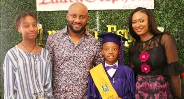 Yul Edochie Shares Lovely Photo of his beautiful wife and their kids Yul Edochie Shares Lovely Photo of his beautiful wife and their kids