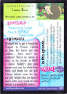 My Little Pony Lesson Zero Series 3 Trading Card