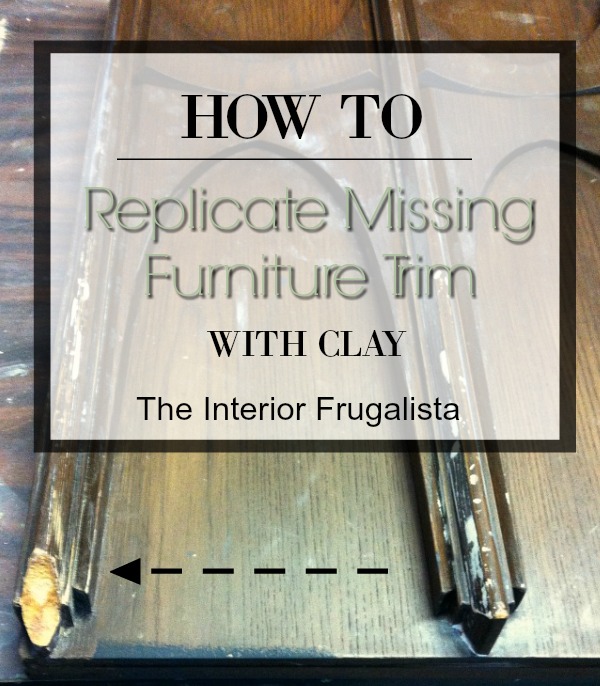 How To Replace Missing Trim On Furniture Interior Frugalista